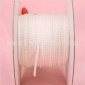 厂家蛇服带凹绳K绳特种带绳带编织白色3mm